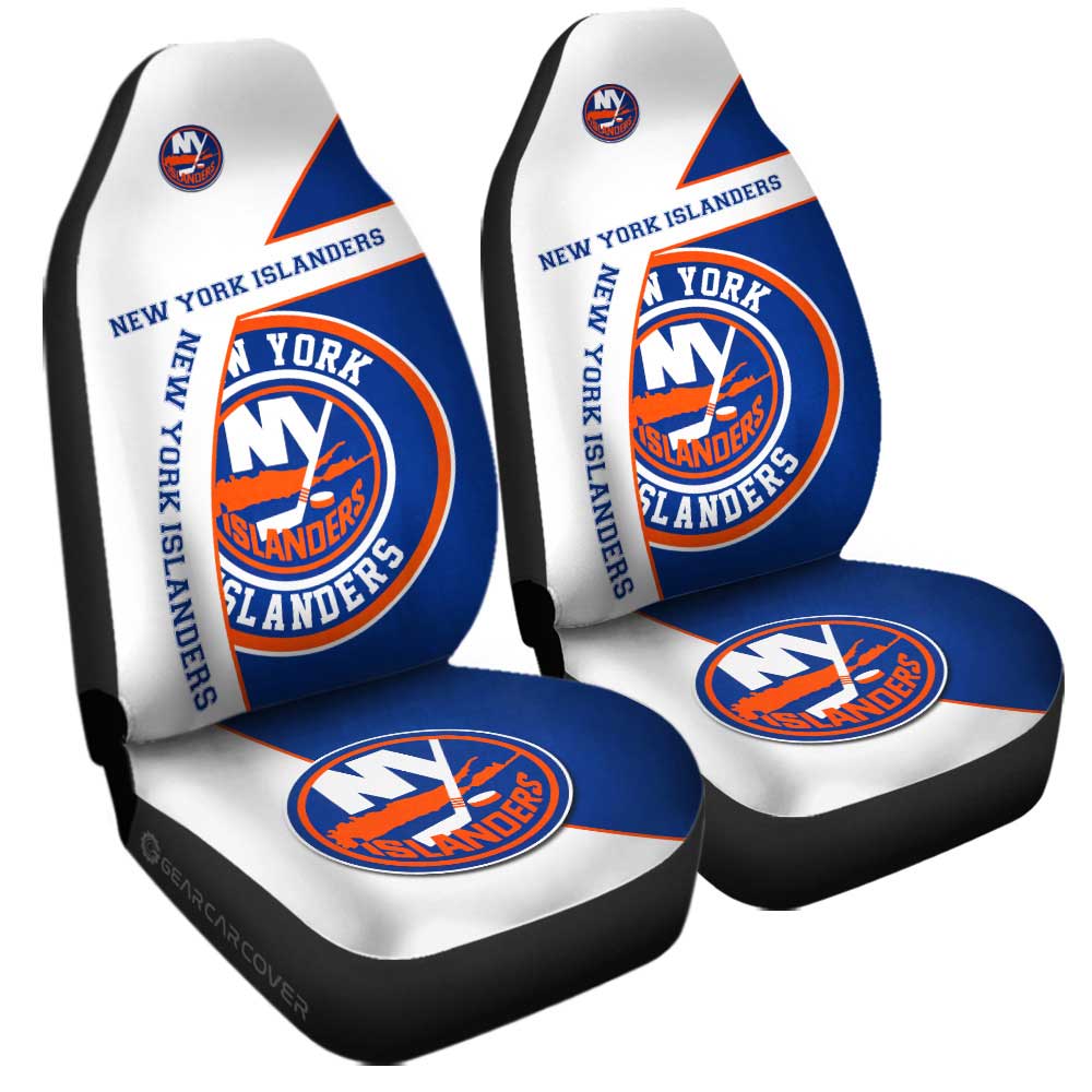 New York Islanders Car Seat Covers Custom Car Accessories For Fans - Gearcarcover - 3