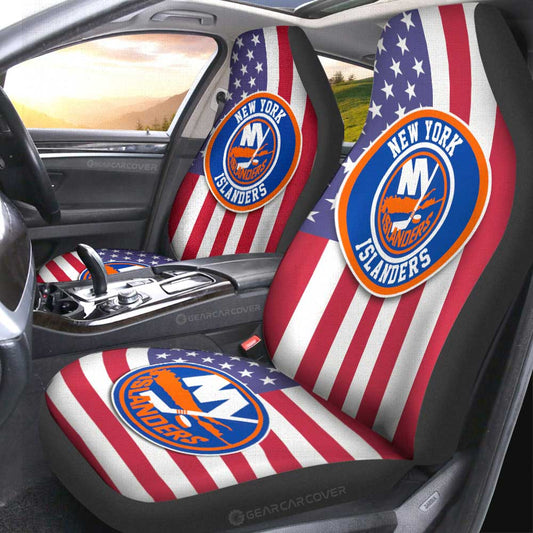 New York Islanders Car Seat Covers Custom Car Accessories - Gearcarcover - 2