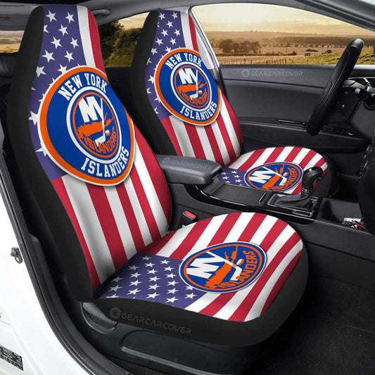 New York Islanders Car Seat Covers Custom Car Accessories - Gearcarcover - 1