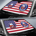 New York Islanders Car Sunshade Custom Car Accessories - Gearcarcover - 2