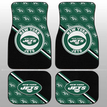 New York Jets Car Floor Mats Custom Car Accessories For Fans - Gearcarcover - 1