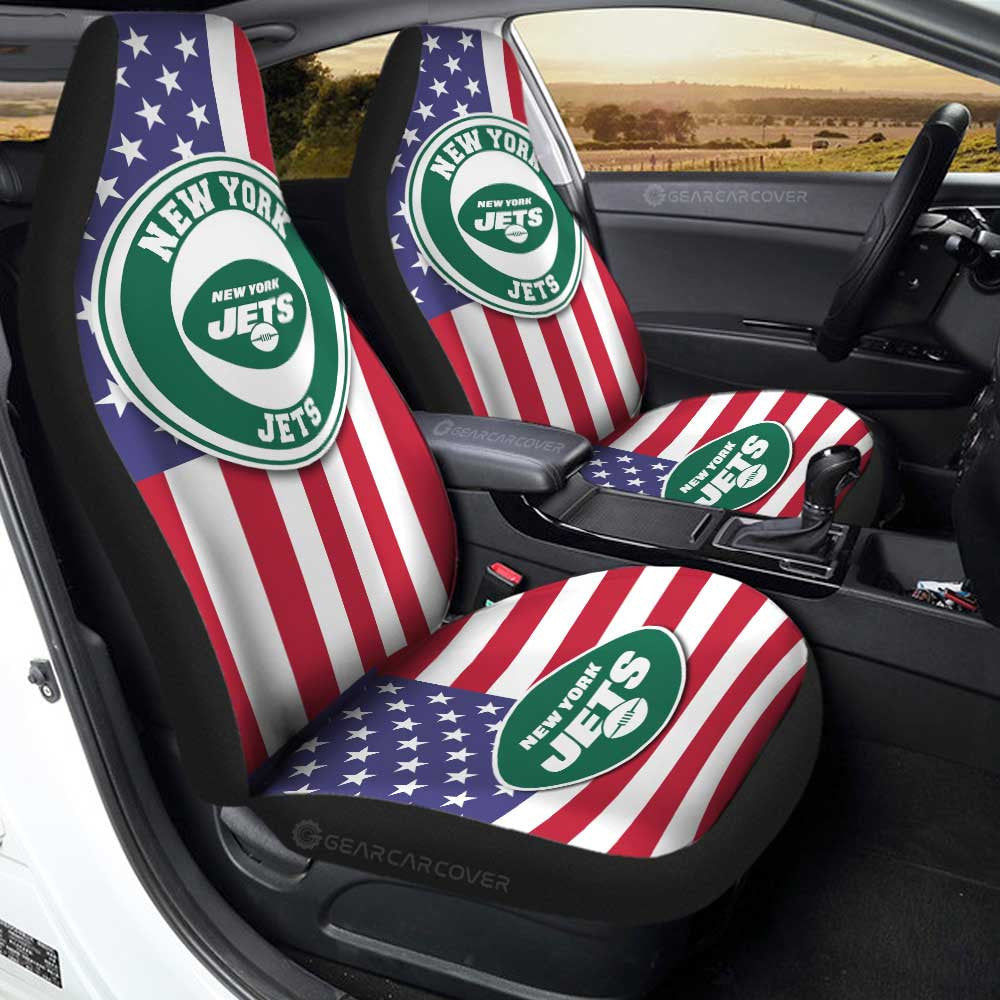 New York Jets Car Seat Covers Custom Car Decor Accessories - Gearcarcover - 1