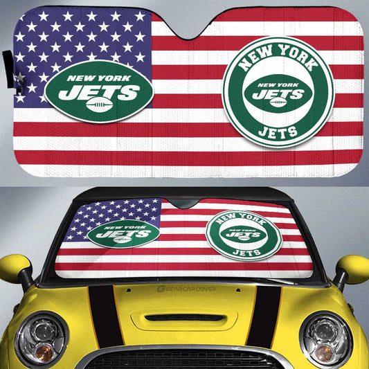 New York Jets Car Sunshade Custom Car Decor Accessories - Gearcarcover - 1