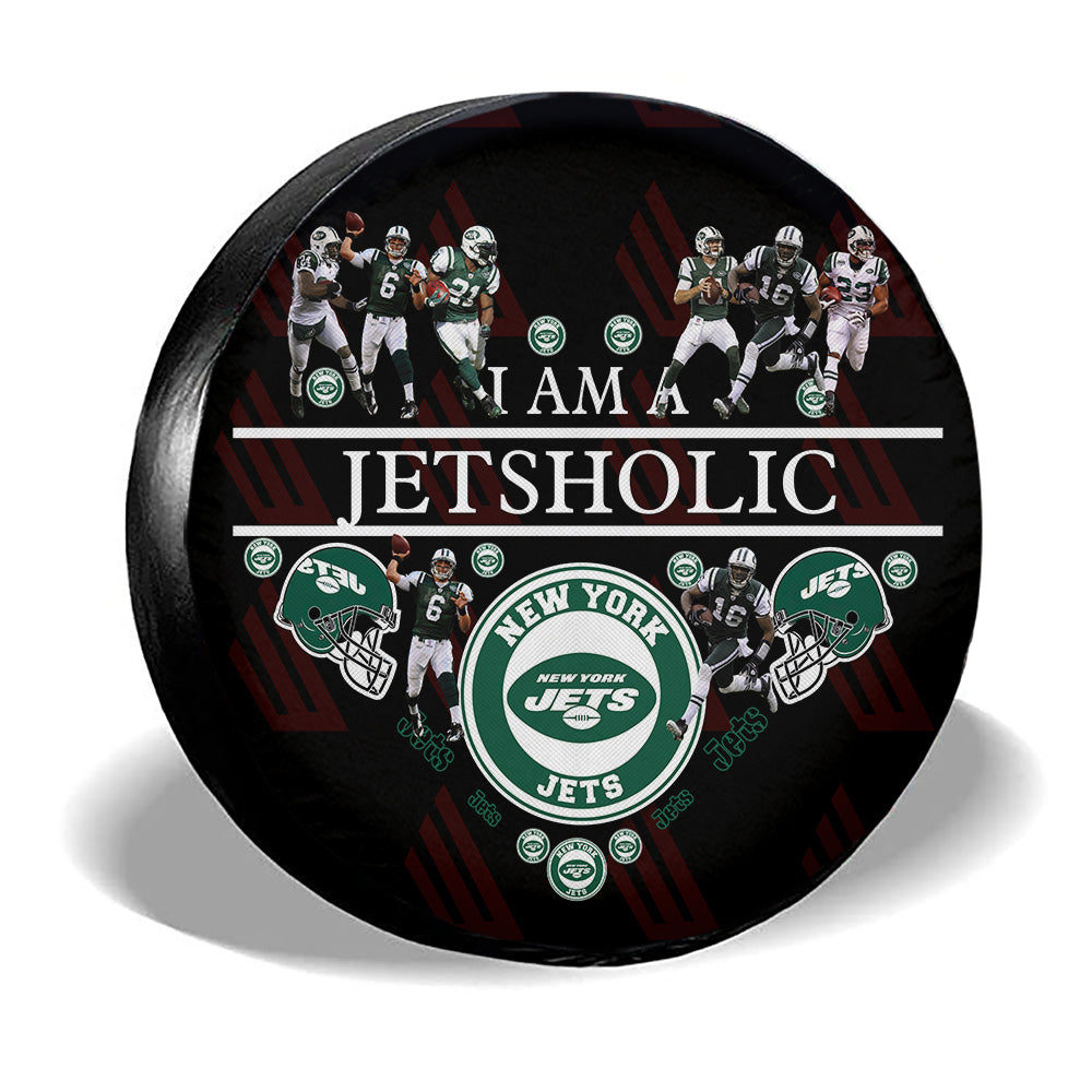 New York Jets Spare Tire Cover Custom For Holic Fans - Gearcarcover - 3