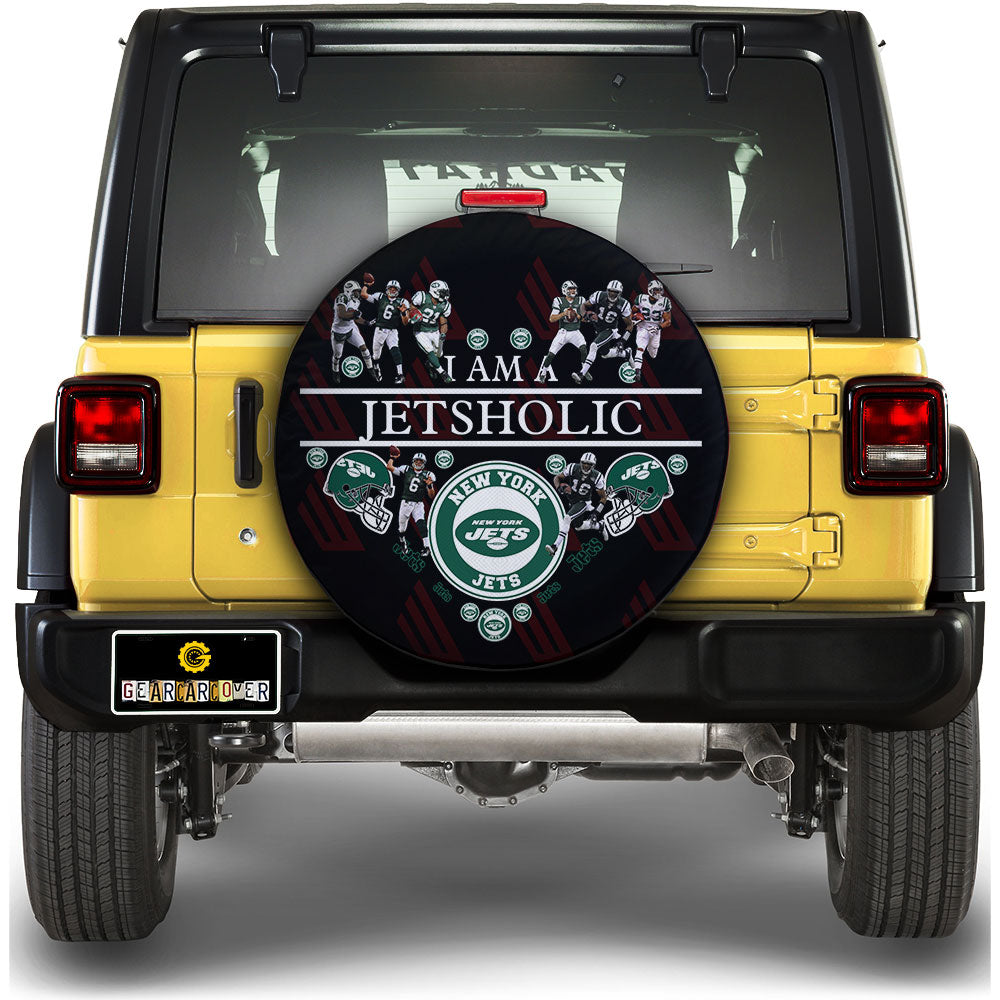New York Jets Spare Tire Cover Custom For Holic Fans - Gearcarcover - 1
