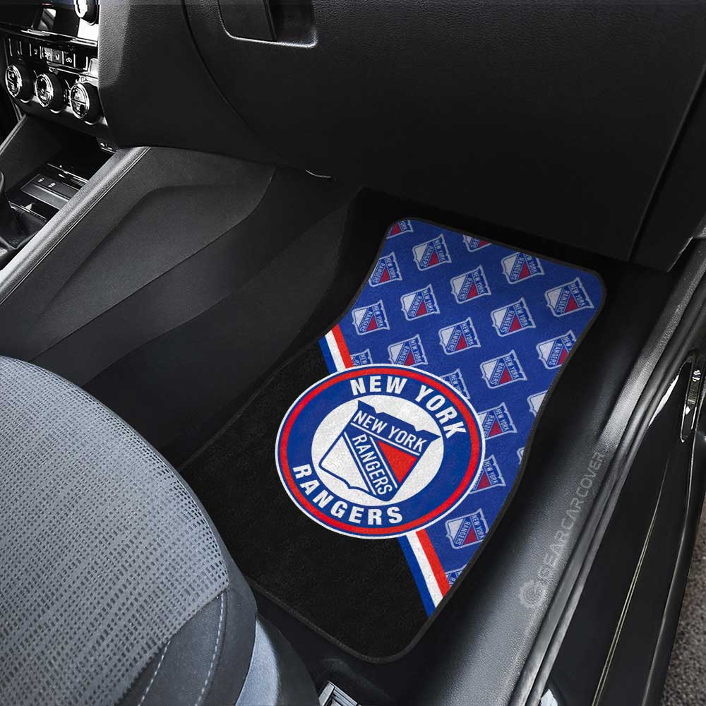 New York Rangers Car Floor Mats Custom Car Accessories For Fans - Gearcarcover - 3