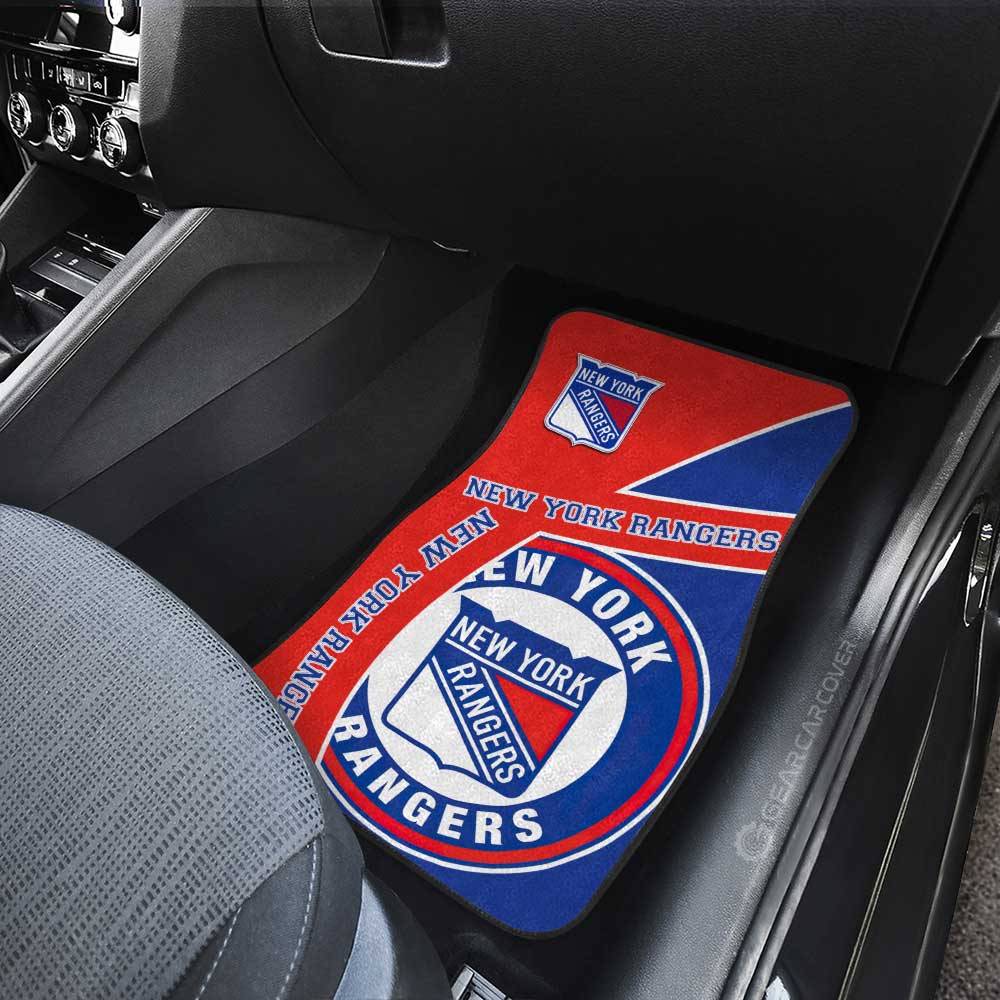 New York Rangers Car Floor Mats Custom Car Accessories For Fans - Gearcarcover - 3