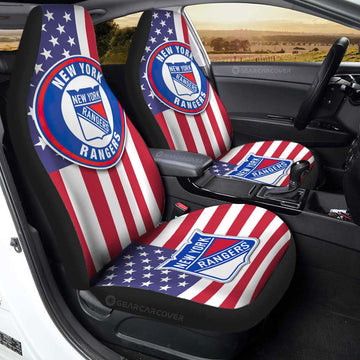 New York Rangers Car Seat Covers Custom Car Accessories - Gearcarcover - 1