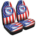 New York Rangers Car Seat Covers Custom US Flag Style - Gearcarcover - 3