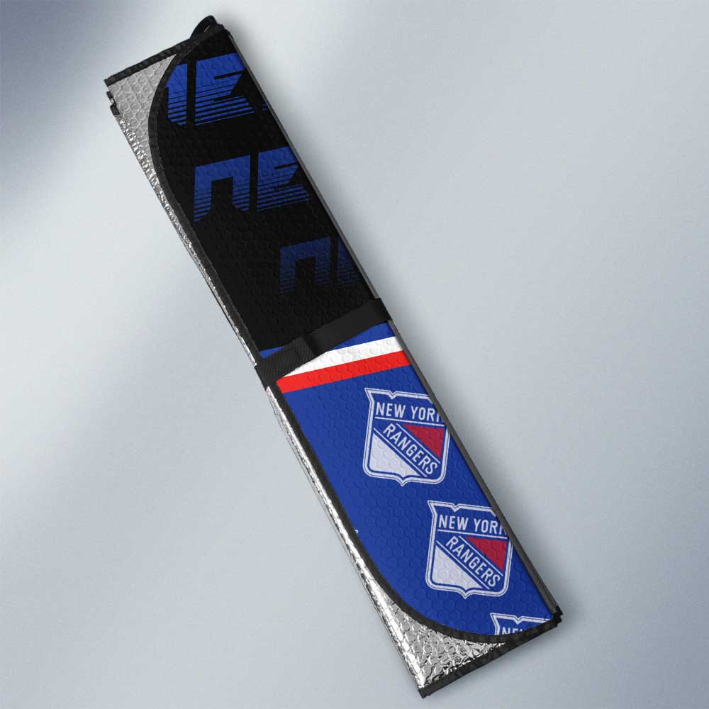 New York Rangers Car Sunshade Custom Car Decorations For Fans - Gearcarcover - 3