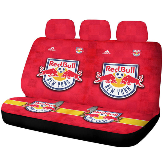 New York Red Bulls Car Back Seat Covers Custom Car Accessories For Fans - Gearcarcover - 1