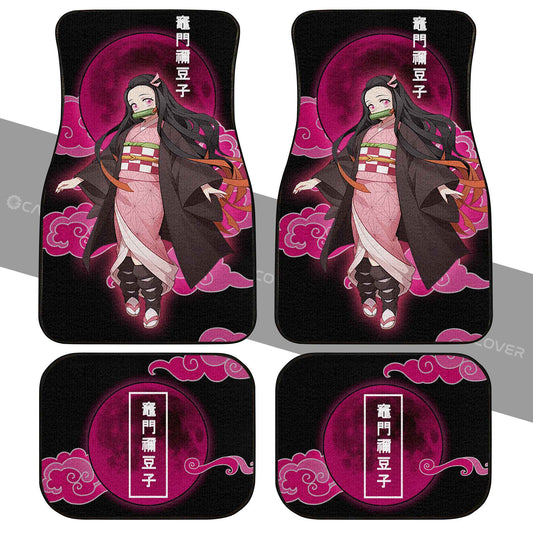 Nezuko Car Floor Mats Custom Demon Slayer Anime Car Accessories - Gearcarcover - 2