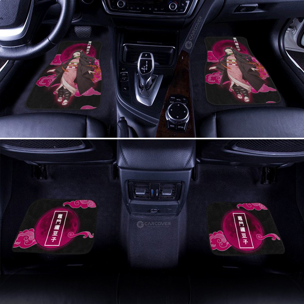 Nezuko Car Floor Mats Custom Demon Slayer Anime Car Accessories - Gearcarcover - 3