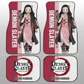 Nezuko Kamado Car Floor Mats Custom Demon Slayer Car Accessories For Anime Fans - Gearcarcover - 2