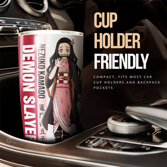 Nezuko Kamado Tumbler Cup Custom Demon Slayer - Gearcarcover - 2