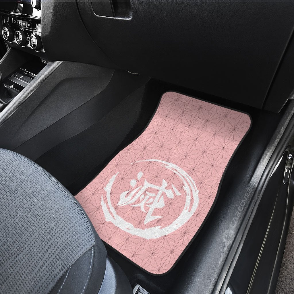 Nezuko Uniform Car Floor Mats Custom Demon Slayer Anime Car Accessories - Gearcarcover - 4