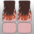 Nezuko Uniform Car Floor Mats Custom Hairstyle Demon Slayer Anime Car Interior Accessories - Gearcarcover - 2
