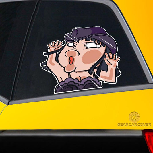 Nico Hitting Glass Car Sticker Custom One Piece Anime Car Accessories For Anime Fans - Gearcarcover - 2