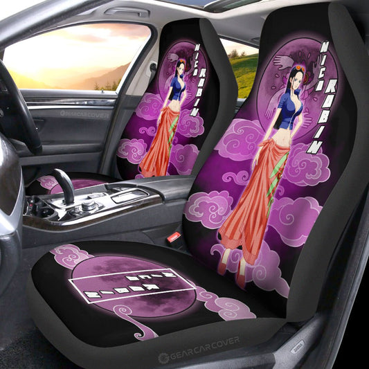 Nico Robin Car Seat Covers Custom Anime One Piece Car Accessories For Anime Fans - Gearcarcover - 2