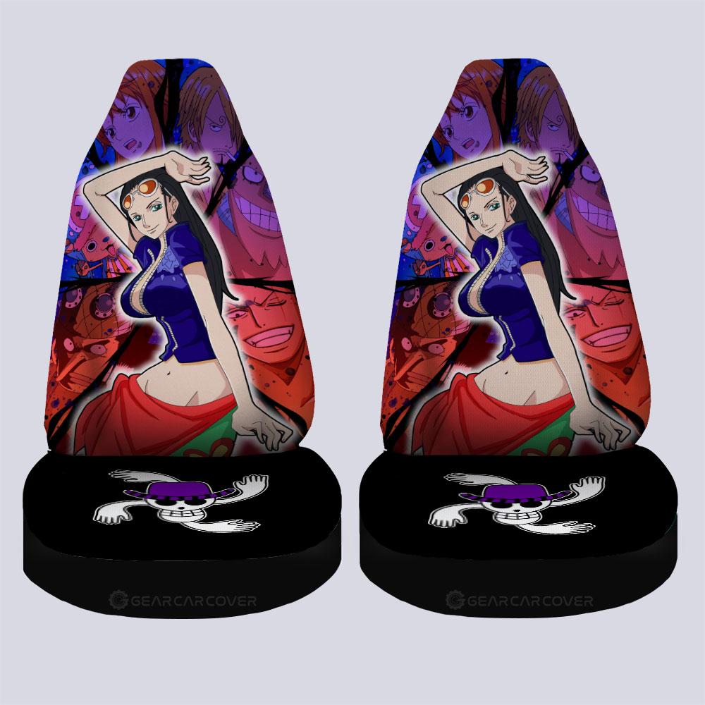 Nico Robin Car Seat Covers Custom One Piece Anime Car Interior Accessories - Gearcarcover - 4
