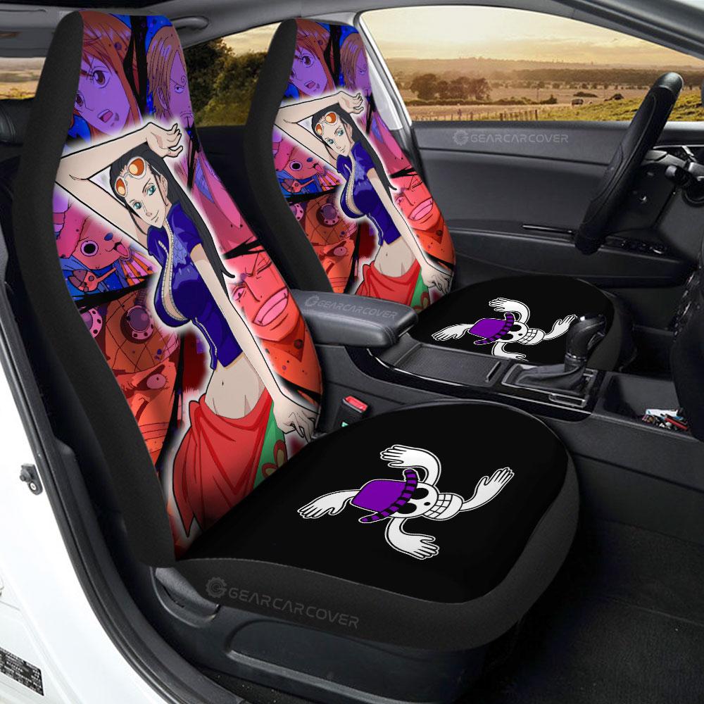 Nico Robin Car Seat Covers Custom One Piece Anime Car Interior Accessories - Gearcarcover - 1