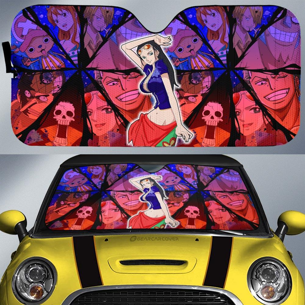 Nico Robin Car Sunshade Custom One Piece Anime Car Accessories - Gearcarcover - 1