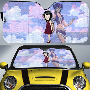 Nico Robin Car Sunshade Custom One Piece Map Anime Car Accessories - Gearcarcover - 1