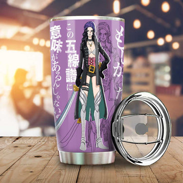 Nico Robin Film Red Tumbler Cup Custom One Piece Anime Car Interior Accessories - Gearcarcover - 1