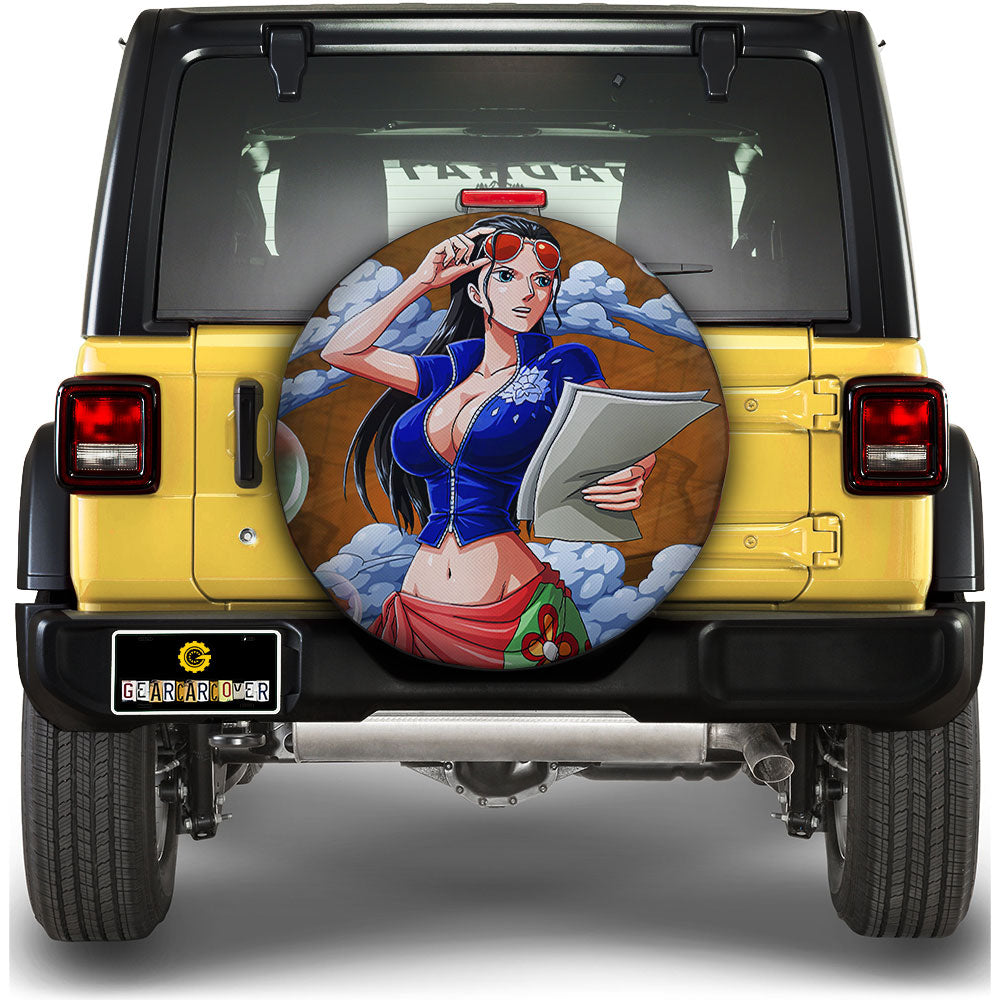 Nico Robin Spare Tire Cover Custom One Piece Anime Car Accessoriess - Gearcarcover - 1