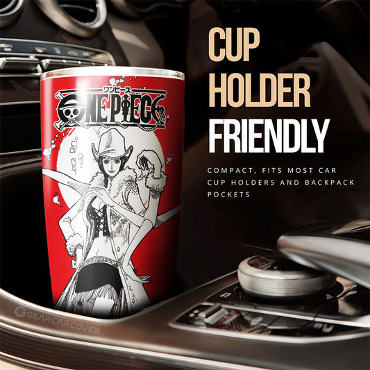 Nico Robin Tumbler Cup Custom Manga Style One Piece Anime Car Accessories - Gearcarcover - 2