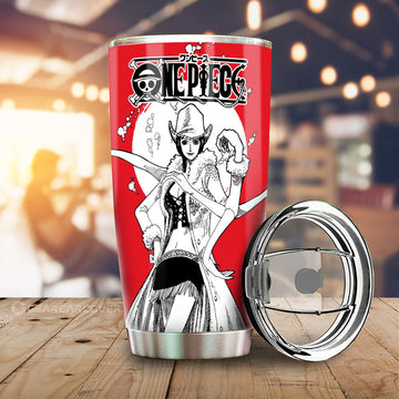 Nico Robin Tumbler Cup Custom Manga Style One Piece Anime Car Accessories - Gearcarcover - 1