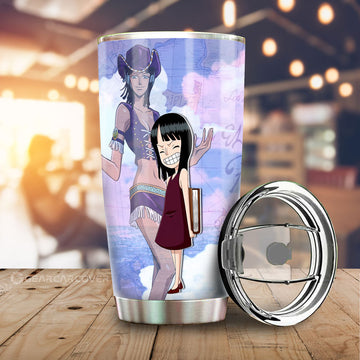 Nico Robin Tumbler Cup Custom One Piece Map Anime Car Accessories - Gearcarcover - 1