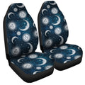Night Sky Celestial Galaxy Car Seat Covers Sun And Moon Custom Car Accessories - Gearcarcover - 3
