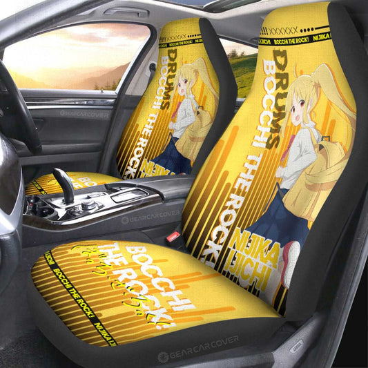 Nijika Ijichi Car Seat Covers Custom Bocchi the Rock! Anime Car Accessories - Gearcarcover - 1