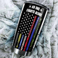 No One Figh Alone Tumbler Stainless Steel Vacuum Insulated 20oz - Gearcarcover - 1