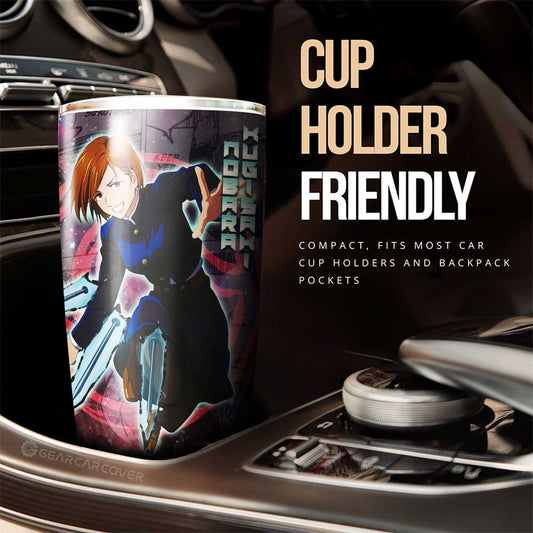 Nobara Kugisaki Tumbler Cup Custom Jujutsu Kaisen Anime Galaxy Manga Style - Gearcarcover - 2