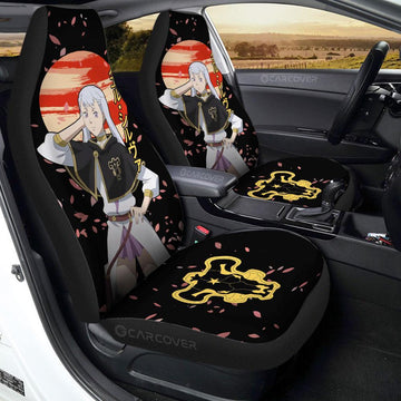 Noelle Silva Car Seat Covers Custom Anime Black Clover Custom Car Accessories - Gearcarcover - 1