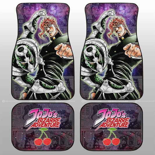 Noriaki Kakyoin Car Floor Mats Custom JJBA Anime Car Accessories - Gearcarcover - 2