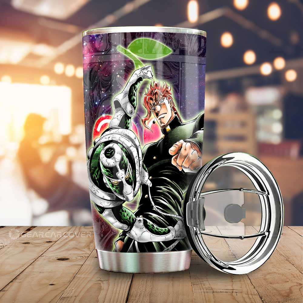 Noriaki Kakyouin Tumbler Cup Custom JJBA Anime Car Accessories - Gearcarcover - 1