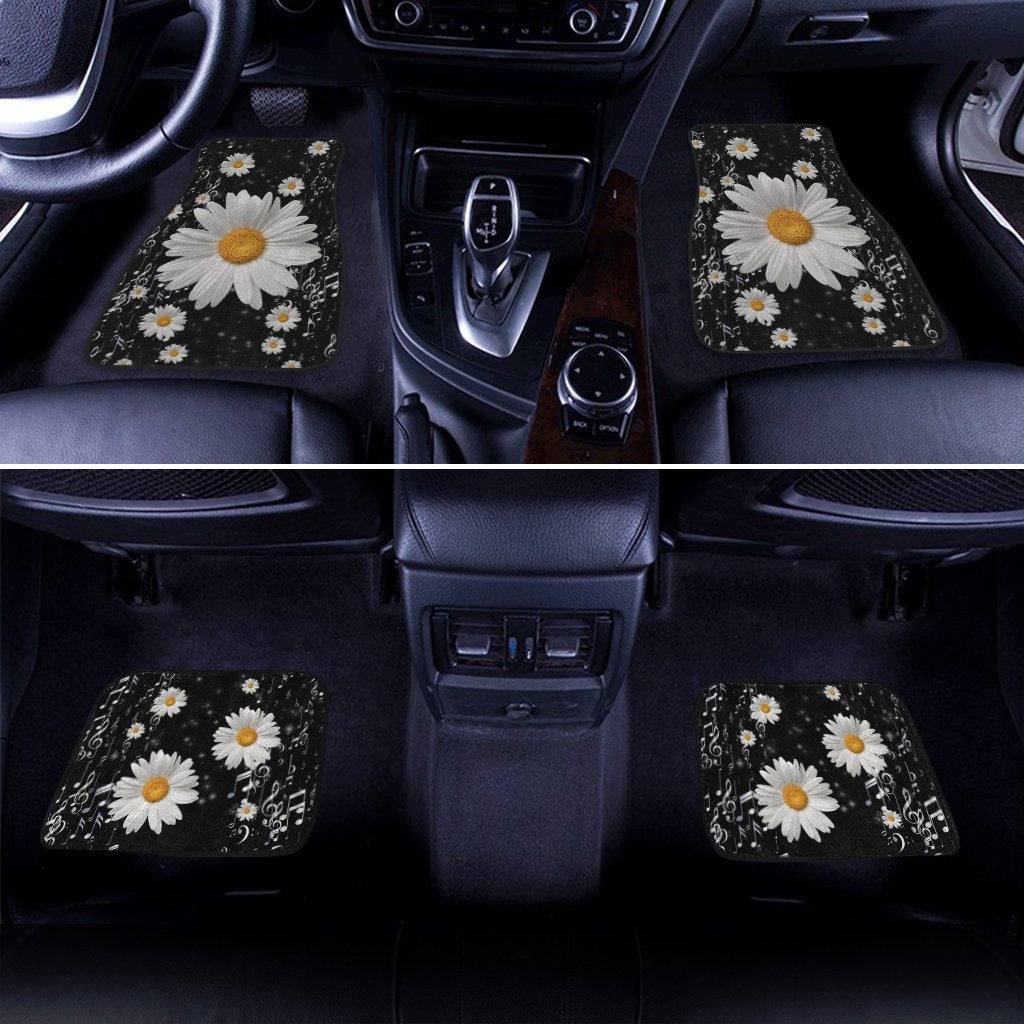 Note Music Daisy Car Floor Mats Custom Daisy Car Accessories - Gearcarcover - 2