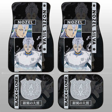 Nozel Silva Car Seat Covers Custom Black Clover Anime - Gearcarcover - 1