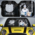 Nozel Silva Car Sunshade Custom Black Clover Anime - Gearcarcover - 1