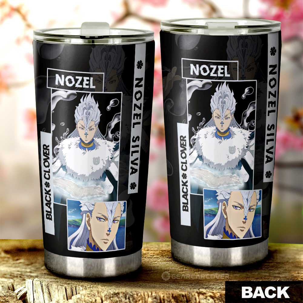 Nozel Silva Tumbler Cup Custom Black Clover Anime - Gearcarcover - 3