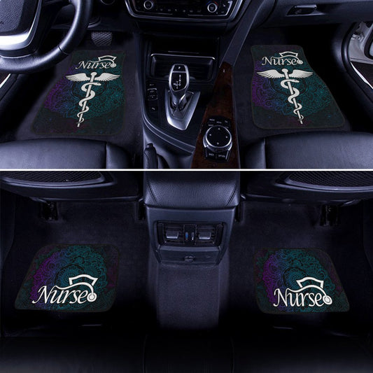 Nurse Car Floor Mats Custom Mandala Car Accessories - Gearcarcover - 2