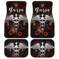 Nurse Car Floor Mats Custom Mandala Dreamcatcher Meaningful For Nurse Car Accessories - Gearcarcover - 1