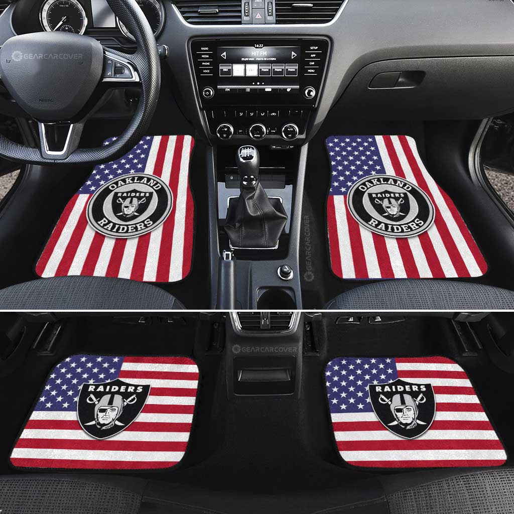 Oakland Raiders Car Floor Mats Custom Car Decor Accessories - Gearcarcover - 2