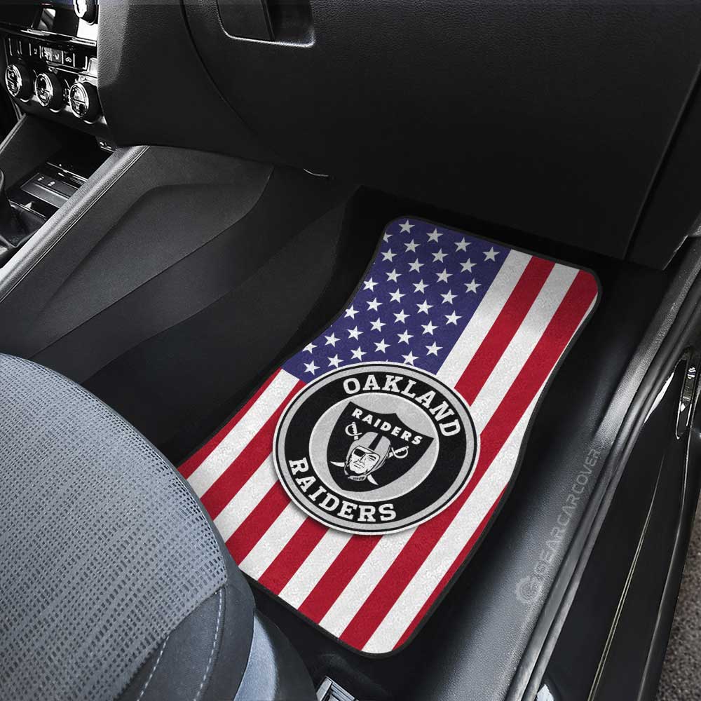 Oakland Raiders Car Floor Mats Custom Car Decor Accessories - Gearcarcover - 3