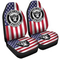 Oakland Raiders Car Seat Covers Custom Car Decor Accessories - Gearcarcover - 3