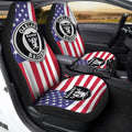 Oakland Raiders Car Seat Covers Custom Car Decor Accessories - Gearcarcover - 1