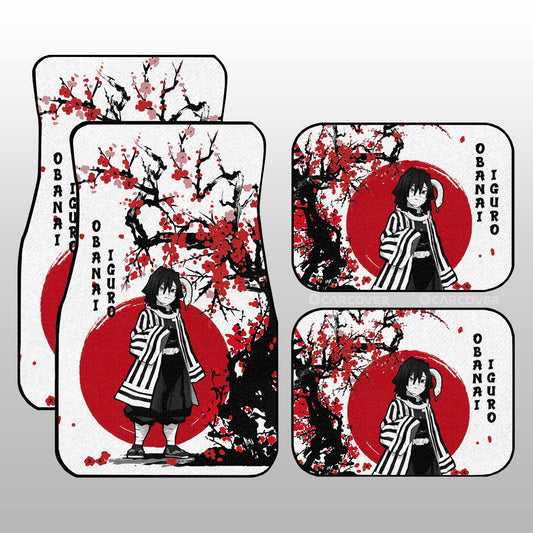 Obanai Car Floor Mats Custom Japan Style Anime Demon Slayer Car Interior Accessories - Gearcarcover - 1
